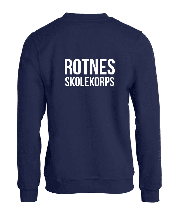 Rundhalset genser basic Unisex Rotnes Skolekorps